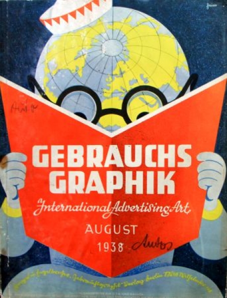 "Gebrauchs Graphik - International Advertising Art" Advertising-Magazine Ford Horch 1938 (2668)